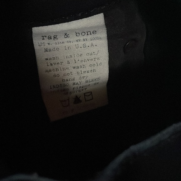 Rag & Bone Full Side Zip Jeans - Picture 10 of 12